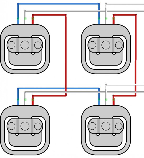 Load Sensors Wired in Wheatstone Bridge Configuration