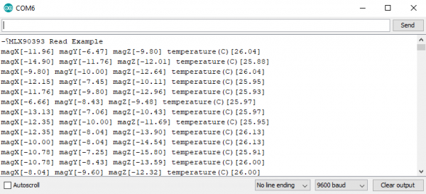 Basic Sensor Readings