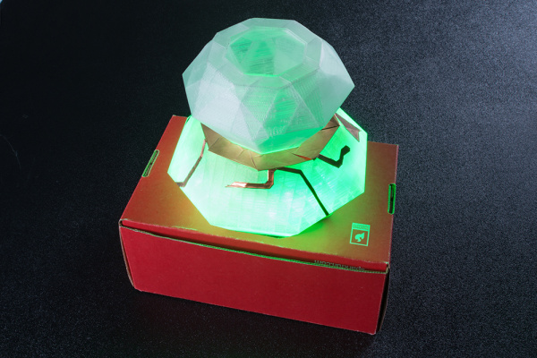 Capacitive Touch 3D Printed Lit LED Diamond Prop