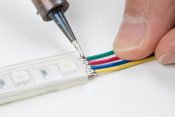 Solder Wires to LED Strip