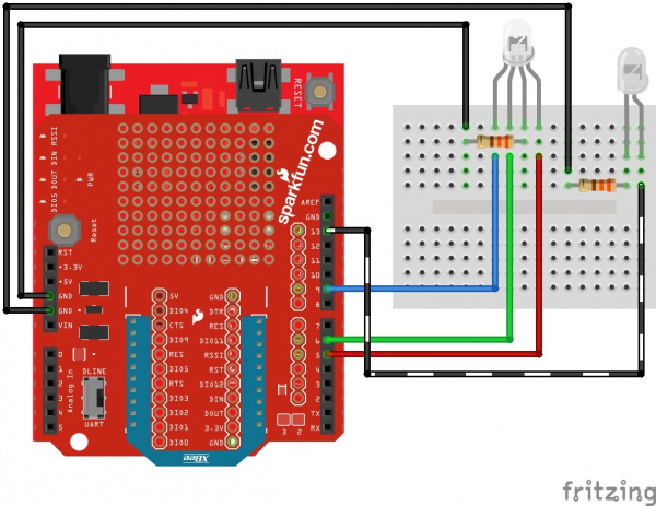 Circuit Diagram Receiving XBee