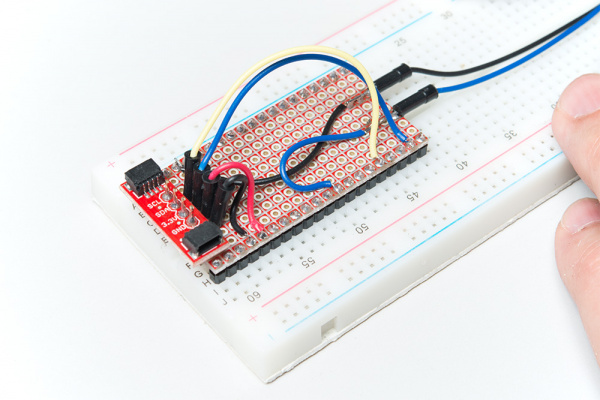 Signals routed to proper pins on the base plate