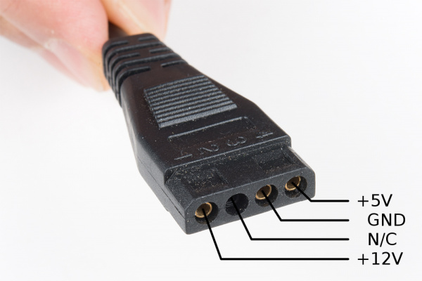 Molex Connector Pinout with Labels