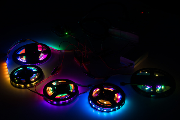 LED Strips with Lower Brightness and Animated