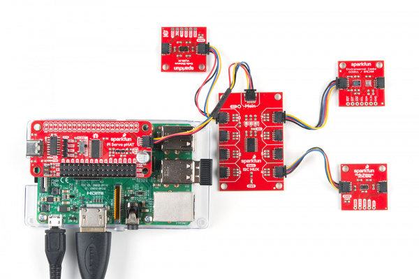 Hardware assembly with Raspberry Pi 3B with Pi Servo pHat