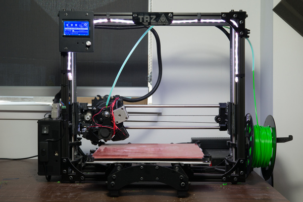 3D Printer with LED Strip for Lighting