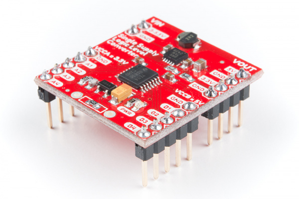 Soldered Single Supply Logic Level Converter