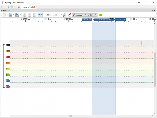 Mystery baud measurement