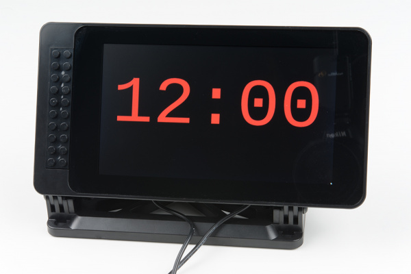 Running a GUI clock program on a Raspberry Pi