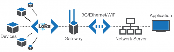 LoRaWAN Network Structure