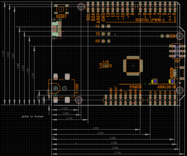 RedBoard Qwiic Dimensions