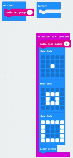 MakeCode Sending Number Example