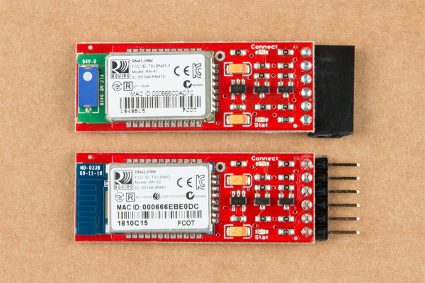 Two Bluetooth Mates with different headers