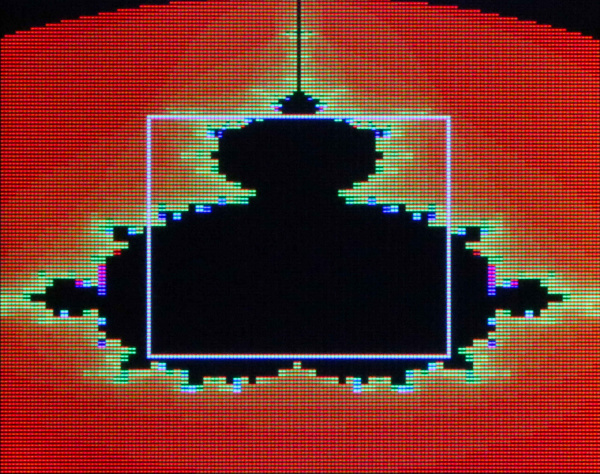 Mandelbrot Set Fractal Shown with HyperDisplay