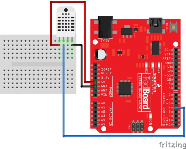 Fritzing Diagram of Circuit