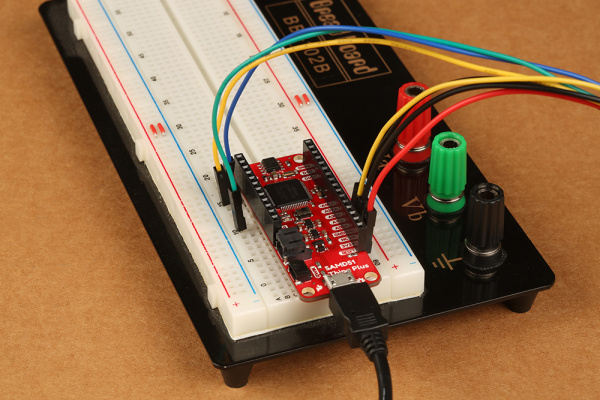 board on breadboard