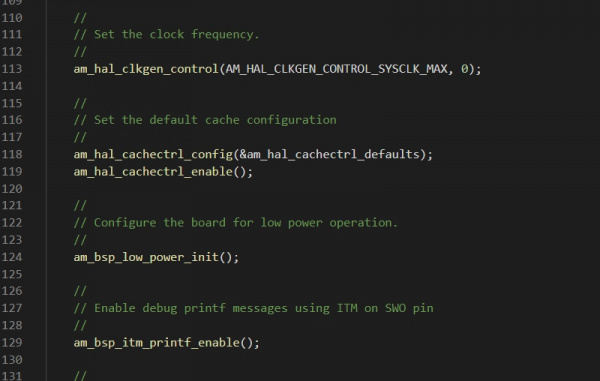 Various HAL functions