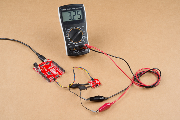 Multimeter Connected to INT pin