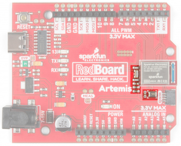 PDM Microphone and RTC on RedBoard Artemis