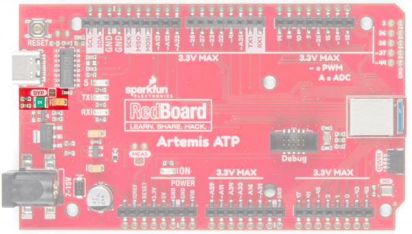 The bypass jumper on RedBoard Artemis ATP