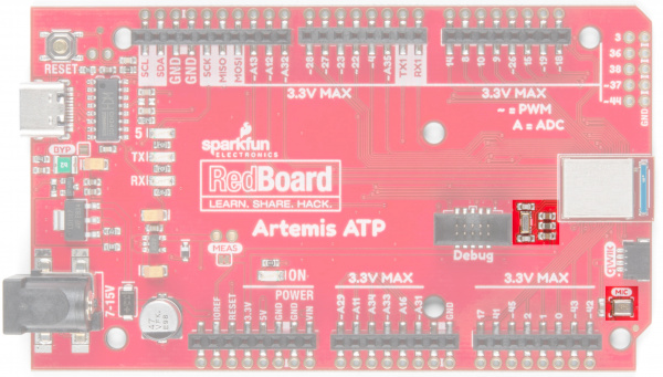 PDM Microphone and RTC on RedBoard Artemis ATP