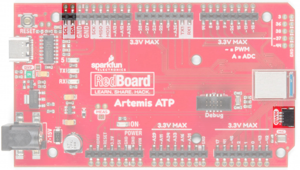 Qwiic connector on RedBoard Artemis ATP and I2C Ports