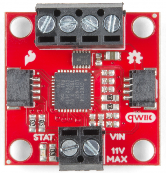 Front of Qwiic Motor Driver