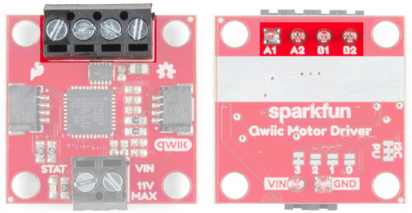 Screw terminals for motor inputs