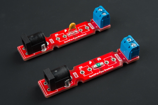 PTC and SMD Fuse Soldered for Prototyping