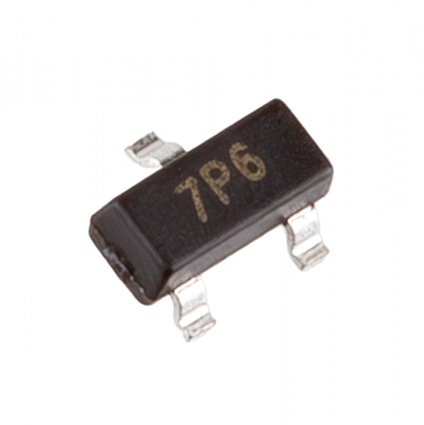 MOSFET P-CH, 60V, 900mA (ZXMP6A13FTA)