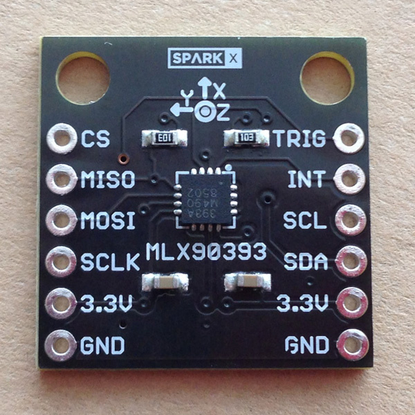 MLX90393 Magnetometer Breakout