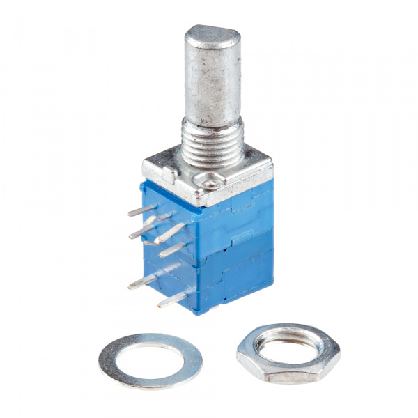 Dual-Ganged Potentiometer with Rotary Switch