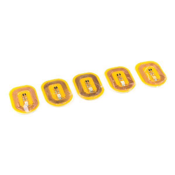 NFC LED Nail Sticker - Rainbow (5 Pack)