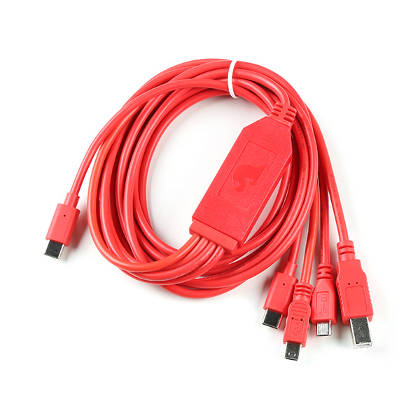 SparkFun 4-in-1 Multi-USB Cable - USB-C Host