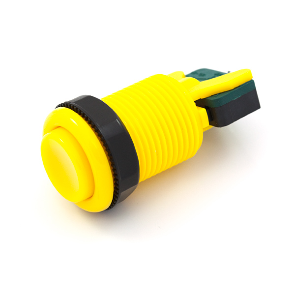 Concave Button - Yellow