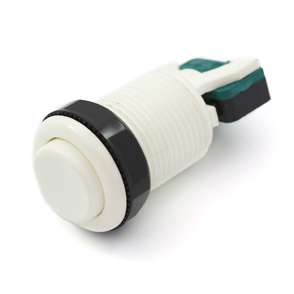 Concave Arcade Button - White