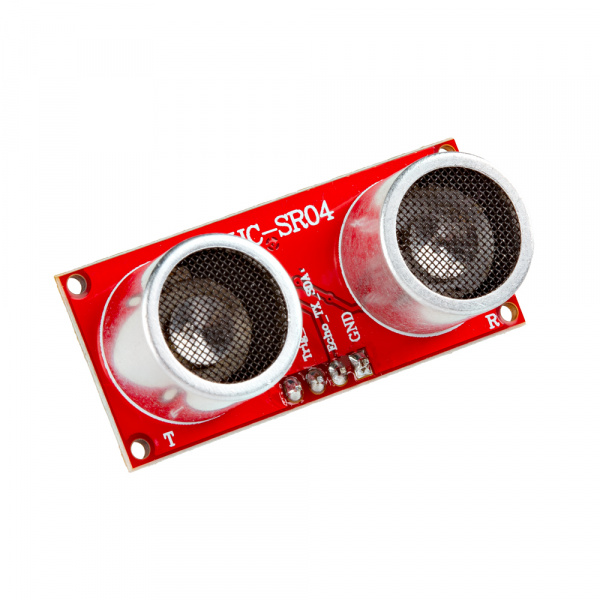 Ultrasonic Distance Sensor - 3.3V (HC-SR04), 180° (red)