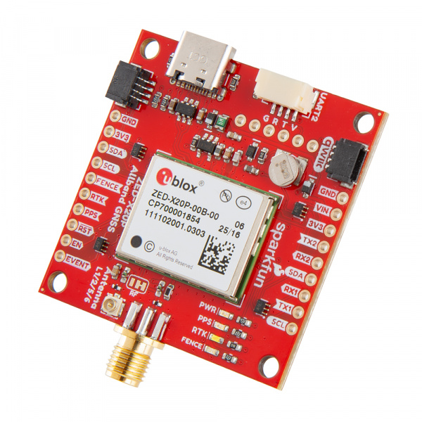 SparkFun Allband GNSS RTK Breakout - ZED-X20P (Qwiic)