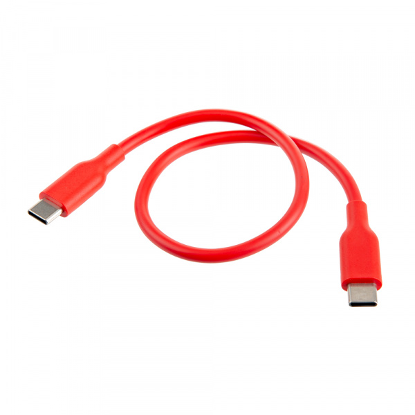 USB-C to USB-C Cable - 0.3m (Flexible Silicone)