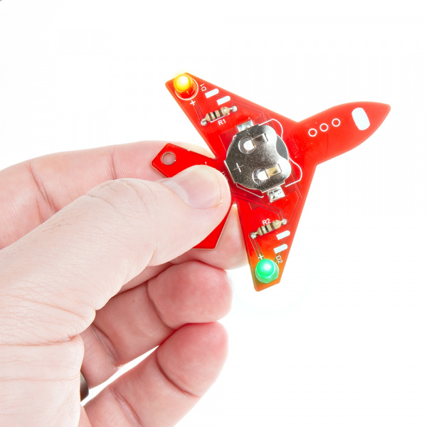 Mini Airplane Soldering Kit - Red