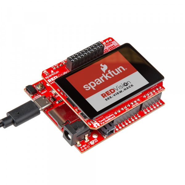 SparkFun Red Vision Touch Display for RedBoard