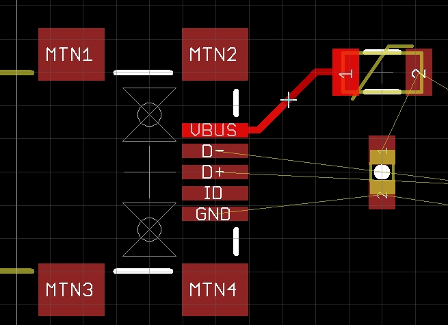 hide nets diptrace pcb