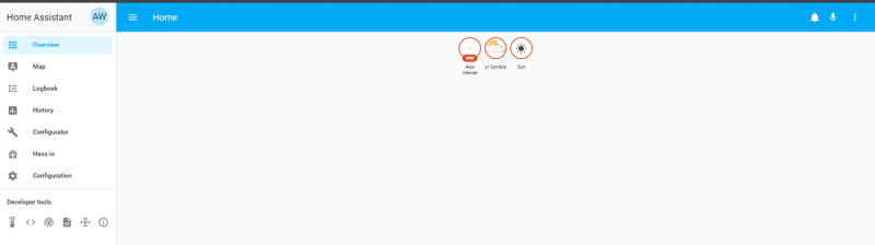 Home Assistant Home Screen